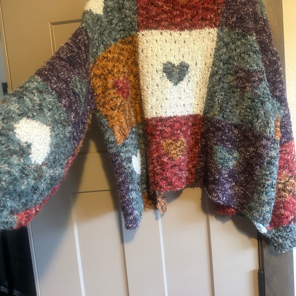 POL Multicolor Patchwork Cardigan - Picture 5 of 5